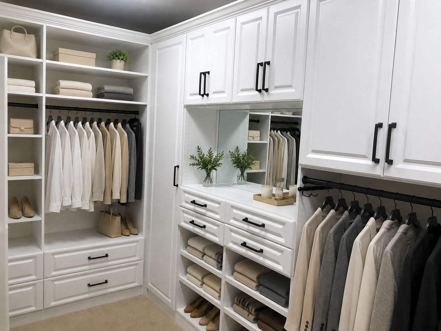 Built-In Home Office Storage